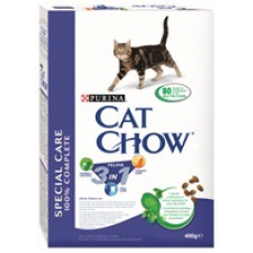 Cat Chow (Кет Чау) Feline 3in1 Формула з потрійною дією 400 г